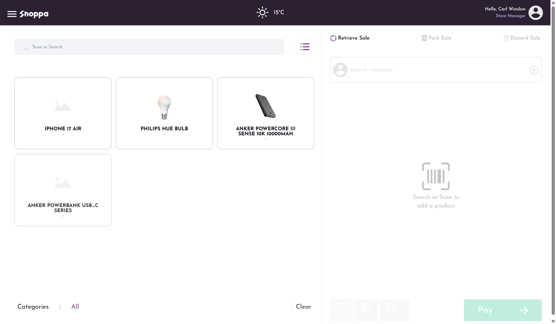 SMART CHECKOUT Screenshot